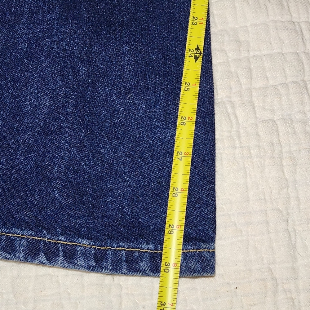 Vtg Tommy Hilfiger Jeans Sz 5 Split Flare Bell Bottom Medium Wash Mid Rise Y2K - Picture 10 of 14